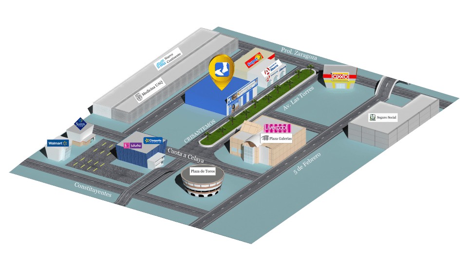 Podólogo en Querétaro croquis 3d